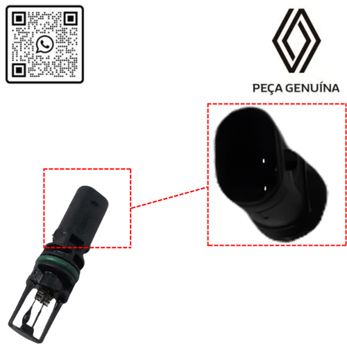 RN 090C0N 1658090C0N SENSOR DE TEMP. DO AR 1.3 16V H5H CAPDUSOROMB 2